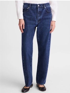 Madewell Pieced Barrel Leg Jeans McKinney Wash Rigid 28 NWOT